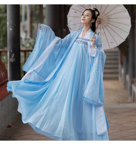 hanfu blue